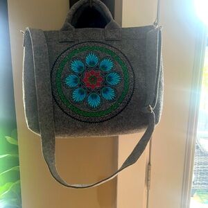 Laptop bag was a gift never used dark gray